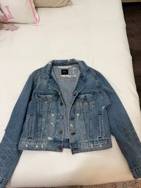 BDG Distressed Light Blue Denim Jacket